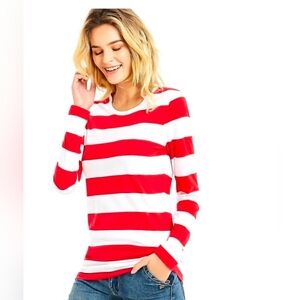 Where’s Waldo Striped Long Sleeve T Shirt S/ M